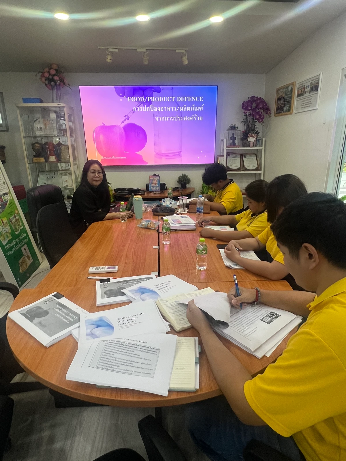 กิจกรรมเรียนรู้และทบทวน Food Defence